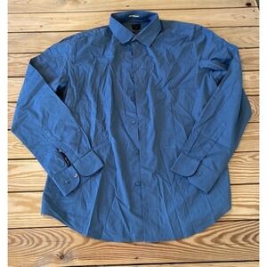 Rare Rabbit Button Down Shirt Size Large Men’s Blue Long Sleeve